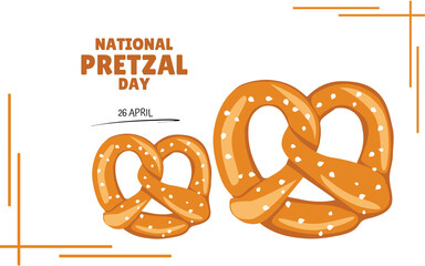 NATIONAL  Pretzel   DAY TEMPLATE DESIGN  