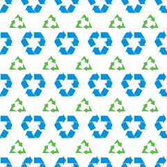 Obraz premium Recycle Frame Background Pattern