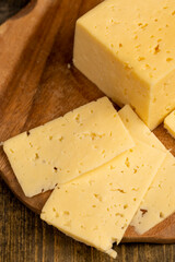natural organic cheese products close-up