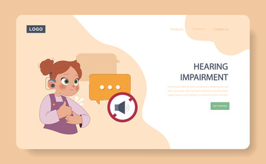 Hearing Impairment concept.