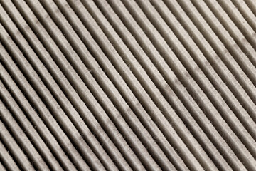 Obraz premium old used air filter in dirt and dust to clean the air