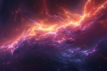 Cosmic energy: abstract space nebula artwork