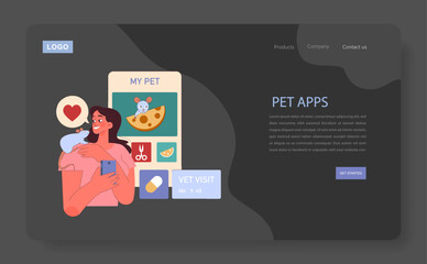 Pet Apps concept.