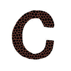 English font Alphabet design 