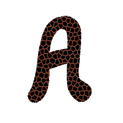 English font Alphabet design 
