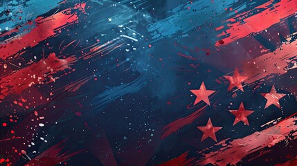 Abstract 4th of July background