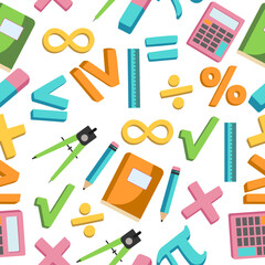 Mathematics Watermark Pattern