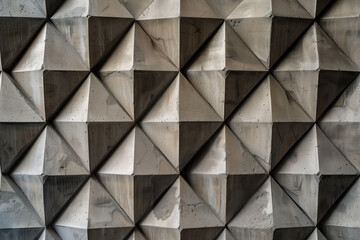 Abstract 3d pattern. Brutalist style. Background image. Created with Generative AI technology.