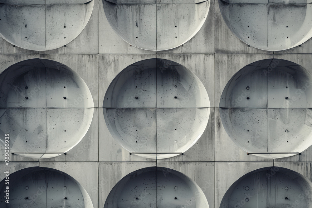 Poster abstract 3d pattern. brutalist style. background image. created with generative ai technology.