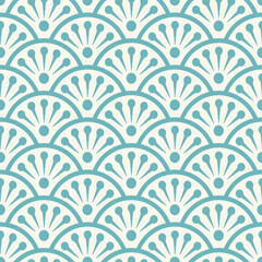 Indigo japanese seamless pattern Vector illustration of moroccan trellis pattern