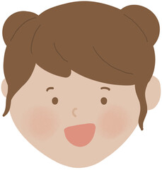 웃는 어린이 얼굴