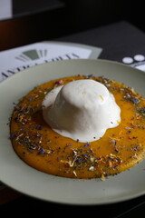 Plate of haute cuisine 