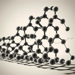 carbon atoms, chemical bonds,
