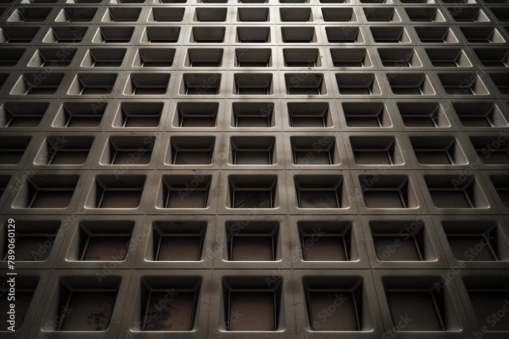 Poster abstract 3d pattern. brutalist style. background image. created with generative ai technology.
