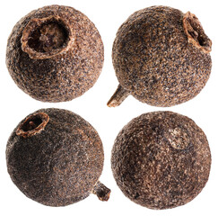 Allspice isolated on white background. With clipping path.