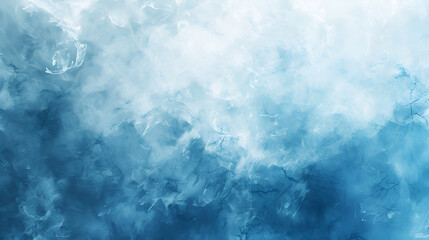 Blue color powder explosion on white background. Colored cloud. Colorful dust explode,Blue and white background with gradient color and fog on old distressed 