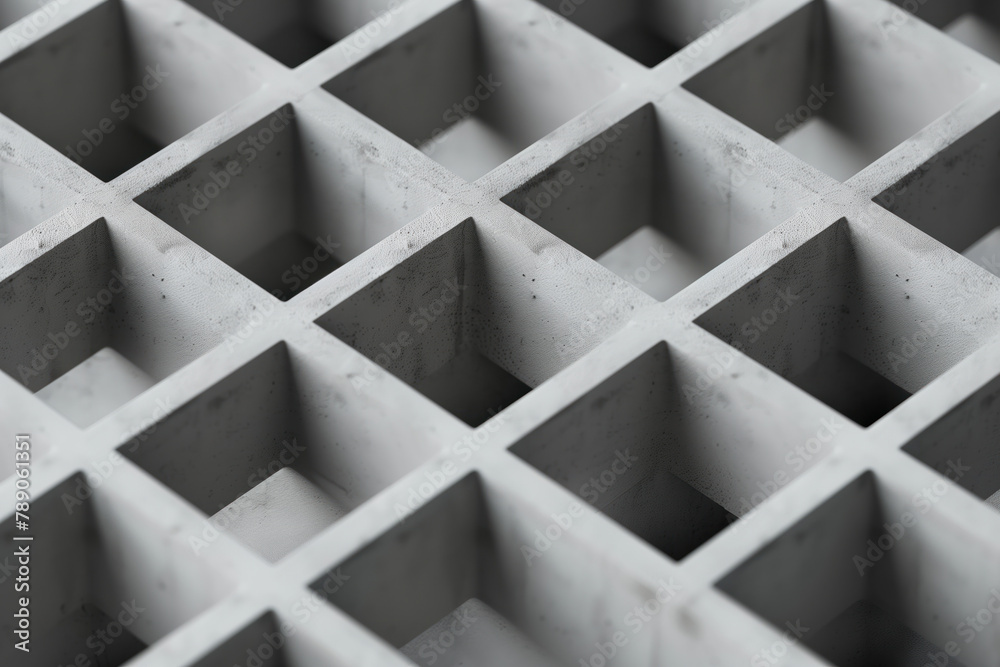 Poster abstract 3d pattern. brutalist style. background image. created with generative ai technology.