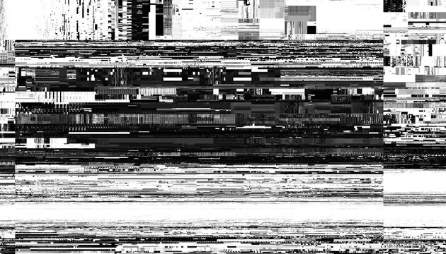 Abstract glitch overlay with a transparent background. Png overlay background - Powered by Adobe