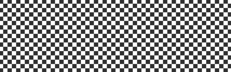 白と黒の市松模様のシンプルなパターンの背景素材 - 透明のイメージ素材 - 16:5