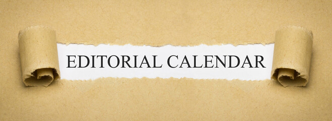 Editorial Calendar - obrazy, fototapety, plakaty