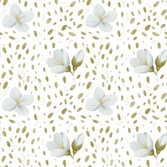  floral seamless pattern
white shades