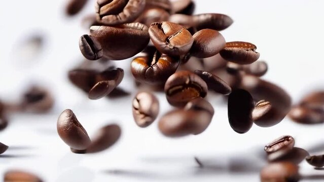 動くコーヒー豆