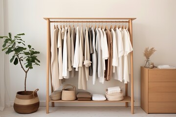 Capsule Wardrobe Inspiration in Sleek Minimalist Space: Digital Detox Ideas