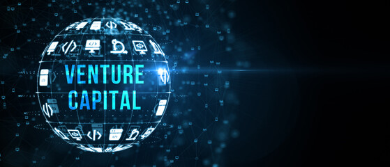 Venture capital. Investor capital. 3d illustration