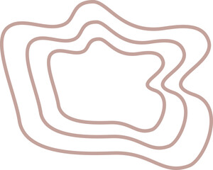 Minimalist Blob Shape Outline