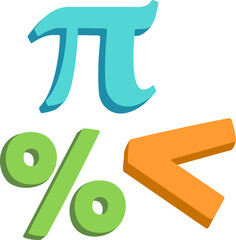 Mathematics Symbols Icon