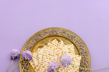 Pesah celebration concept (jewish Passover holiday) - 789079753