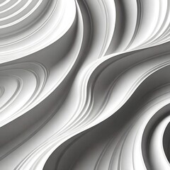 Sophisticated Wave Design for Nuptial Stationery and Elegant Web Decor - Gentle Curves in Monochrome