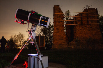 night photography star viewing instruments telescope