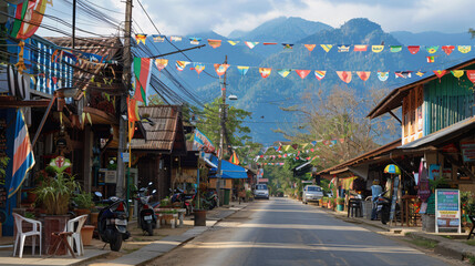 The Village of Pai on the way