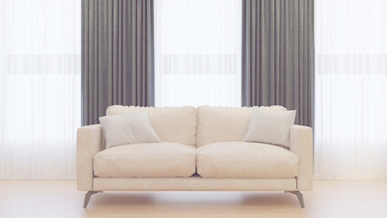 Sofa Living Room Mockup