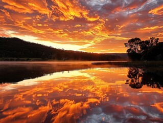 Reflections of Twilight: Lakes at Sundown
