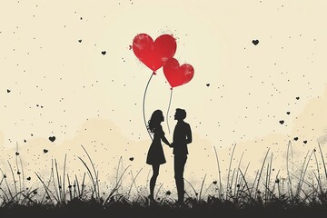 Trendy Valentine Art: Stylish Designs and Romantic Graphics for Modern Couples, Featuring Artistic Patterns and Emotional Themes