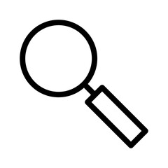 Search icon vector. increase illustration sign. magnifier symbol or logo.