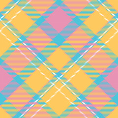 Tartan Plaid Vector Seamless Pattern. Traditional Scottish Checkered Background. Seamless Tartan Illustration Vector Set for Scarf, Blanket, Other Modern Spring Summer Autumn Winter Holiday Fabric