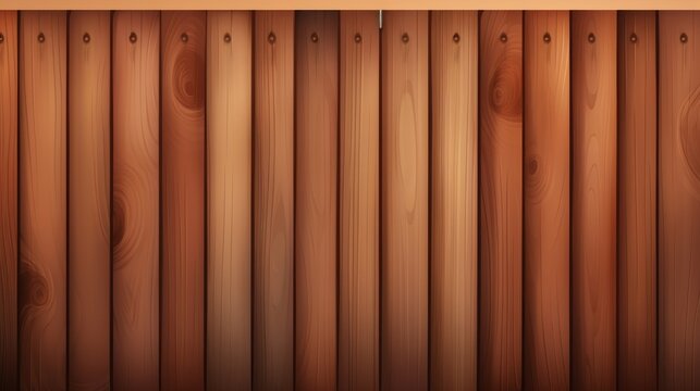 Wooden fence isolated on white background