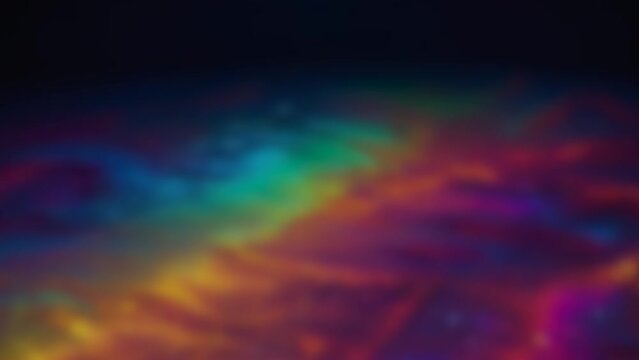 Gaussian blur Abstract colorful neon glow background, high-speed motion video with seamless loop