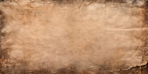 faded wallpaper, aged newsprint texture as background . Generative AI