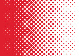 ハーフトーン　赤　シンプル　背景　横長