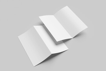 Bi-fold brochure mockup 