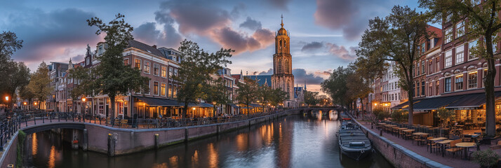 Great City in the World Evoking Utrecht in Netherlands