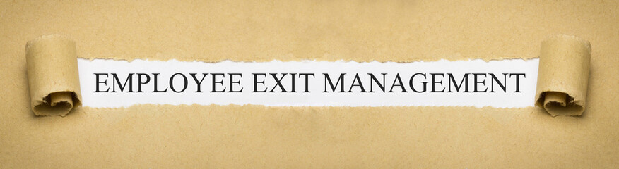 Employee Exit Management - obrazy, fototapety, plakaty