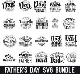 Father's day svg bundle