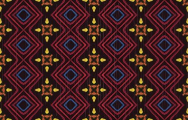 abstract ikat art seamless pattern folk embroidery aztec geometric art,geometric ethnic, African Ikat paisley embroidery. Navajo, seamless pattern traditional, tribal motifs abstract vector.