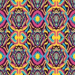 abstract ikat art seamless pattern folk embroidery aztec geometric art,geometric ethnic, African Ikat paisley embroidery. Navajo, seamless pattern traditional, tribal motifs abstract vector.