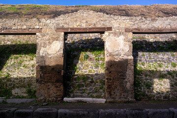 Ruins of Pompeii. Naples, Italy